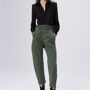Zara paper bag pants